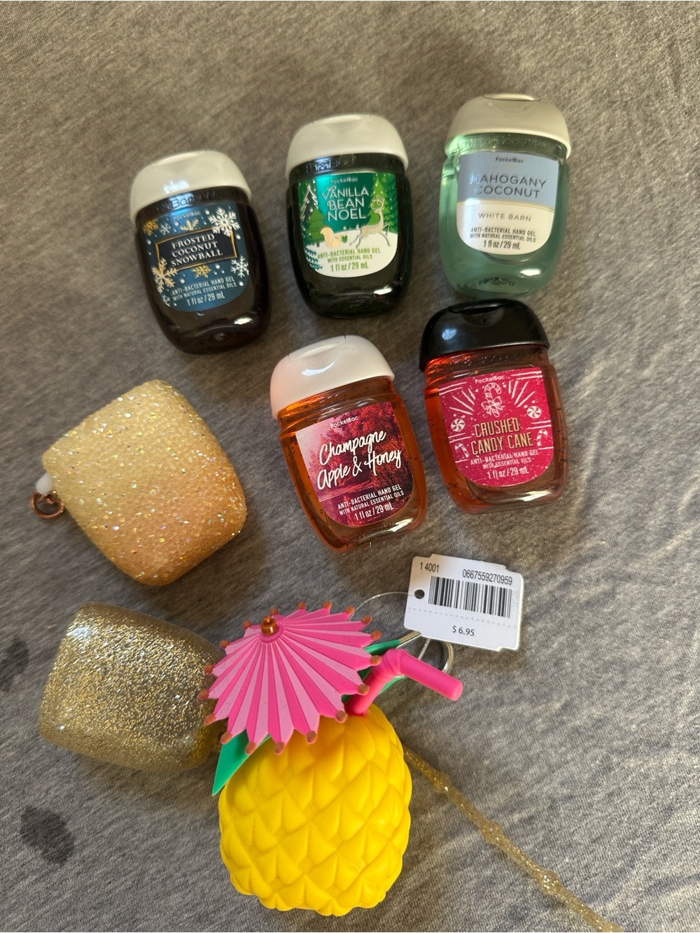 Bath and Body Works Hand Sanitizers.